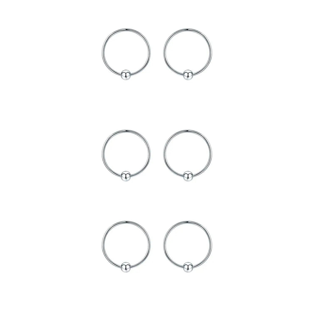 Hypoallergenic Sterling Silver Cartilage Dainty Thin Small Huggie Hoop Earring For Women