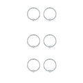 Hypoallergenic Sterling Silver Cartilage Dainty Thin Small Huggie Hoop Earring For Women