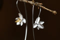Chinese style s925 flower earrings