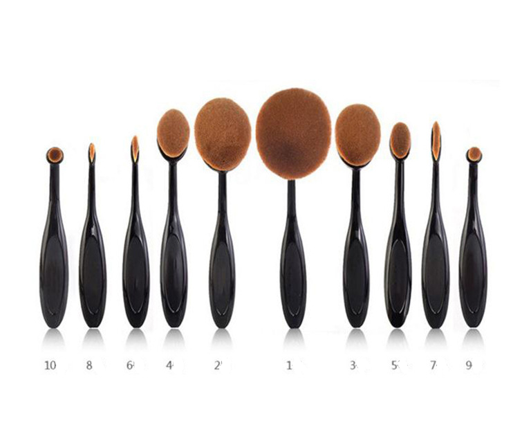 Toothbrush-Shaped Makeup Brush Set