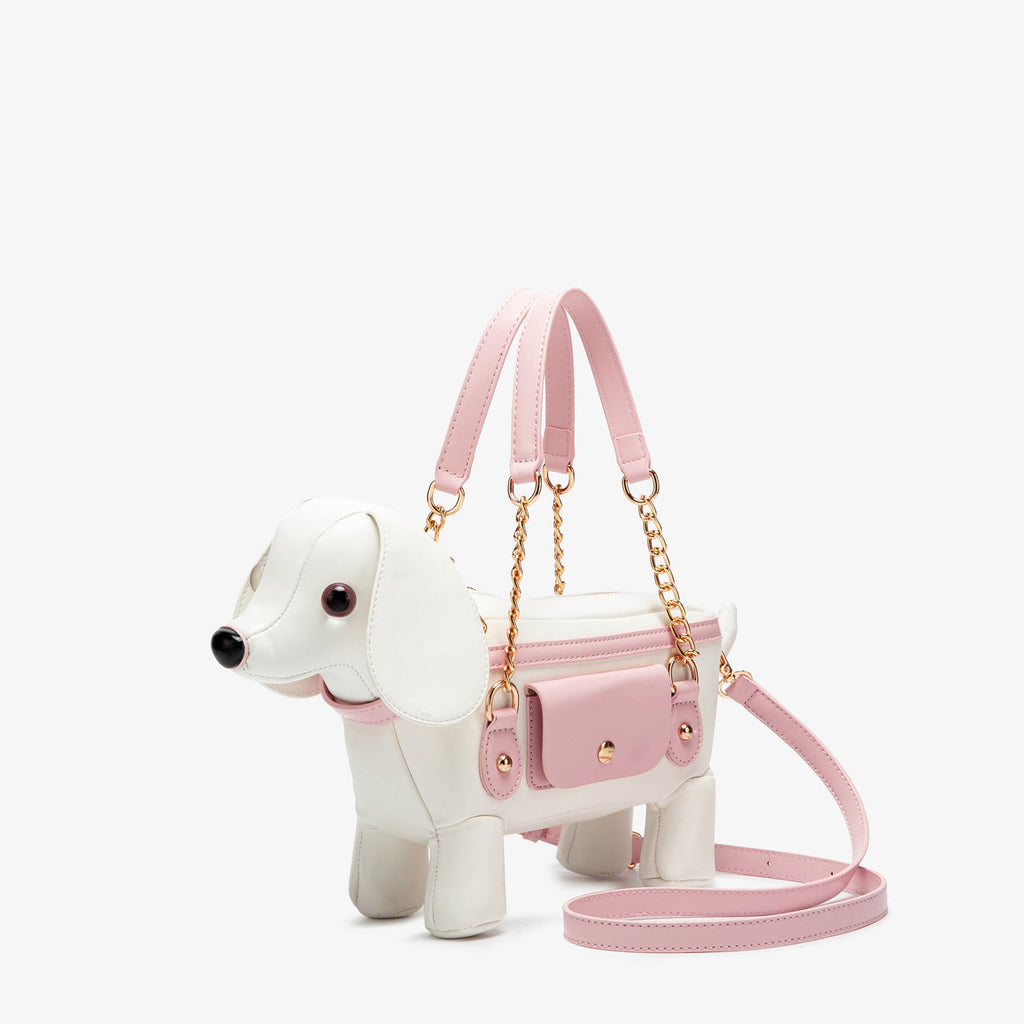 Cute Teddy Dog Shaped Crossbody Bag