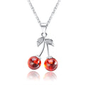 S925 Sterling Silver Necklace Pomegranate