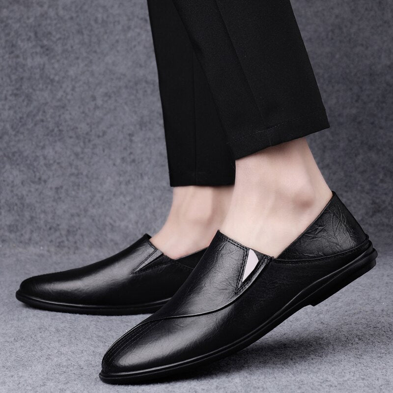 Men's Leather Shoes, Sandals, and Sports Sneakers