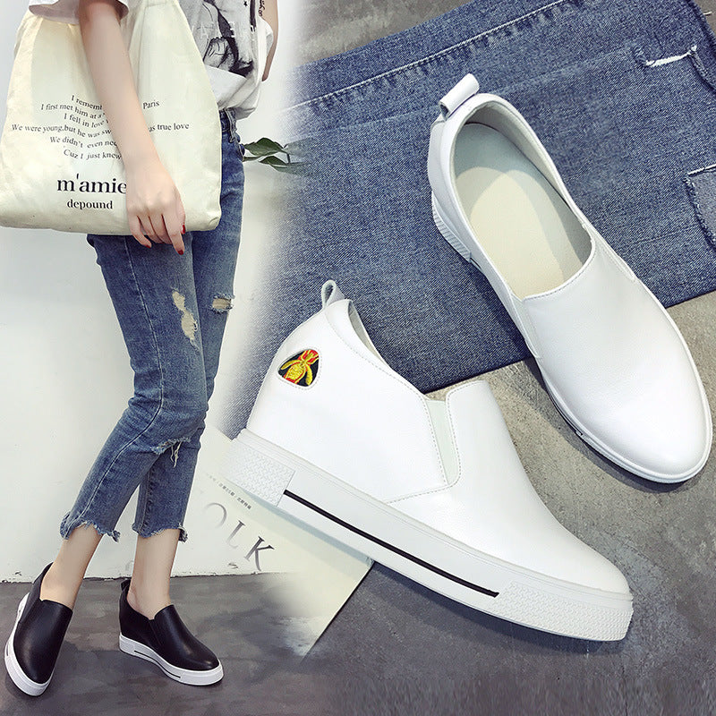 Elevated Slip-On Women's Thick Sole Shoes