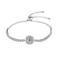 S925 Silver Moissanite Galaxy Bracelet