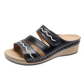 Women's Retro Wedge And Wispy Large Size Casual Sandals