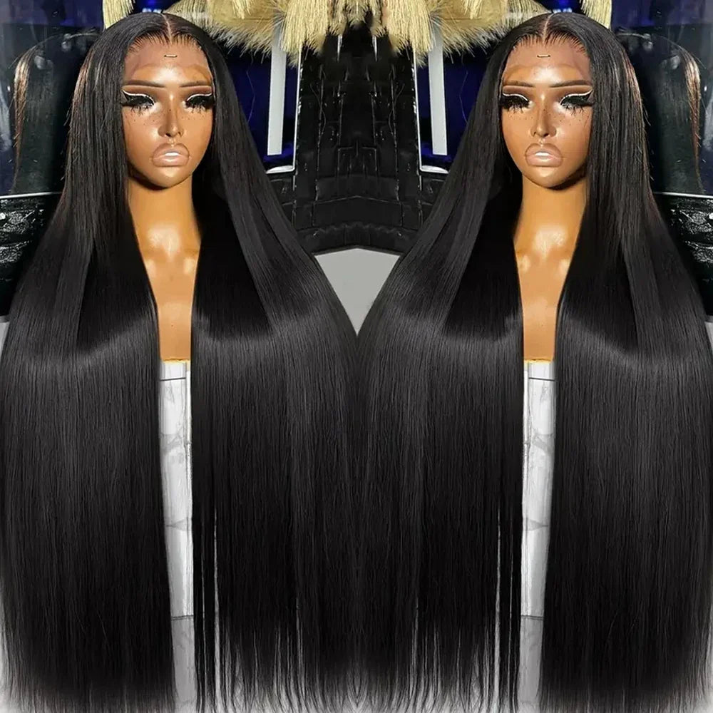 Straight Lace Front Wigs Human Hair 250% Density 13x4 Full Frontal Transparent HD Lace Wig Glueless Wigs 13x6 Lace Frontal Wigs