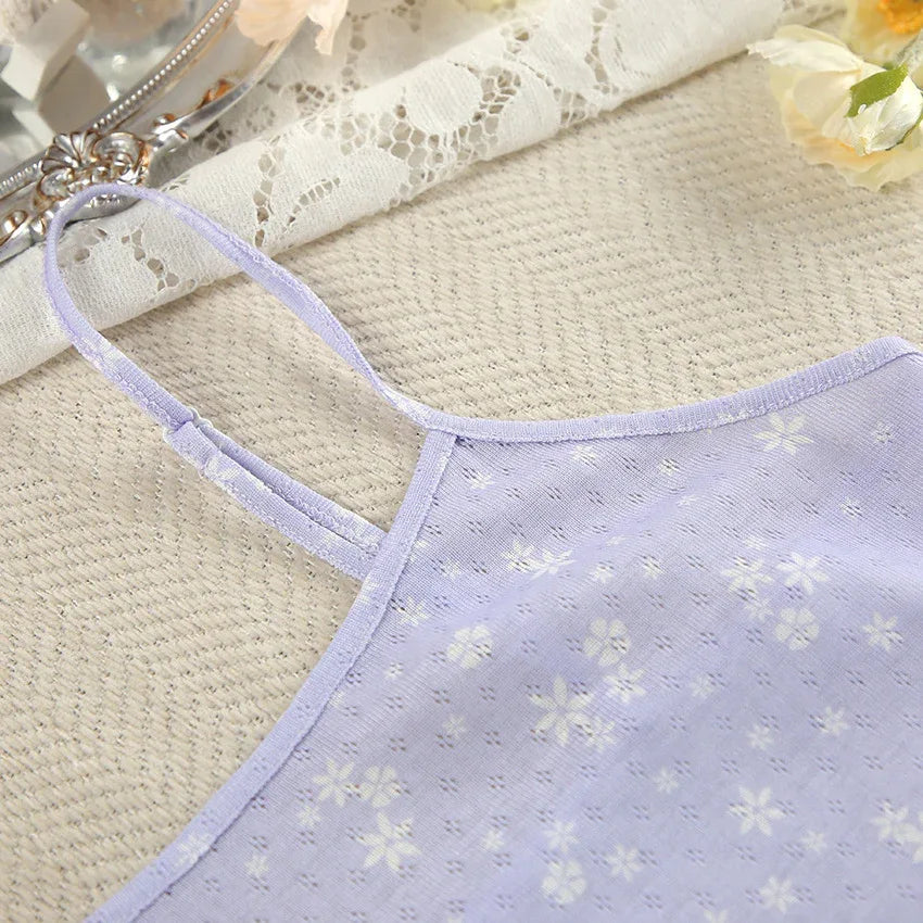 Lilac Floral Pajama Set