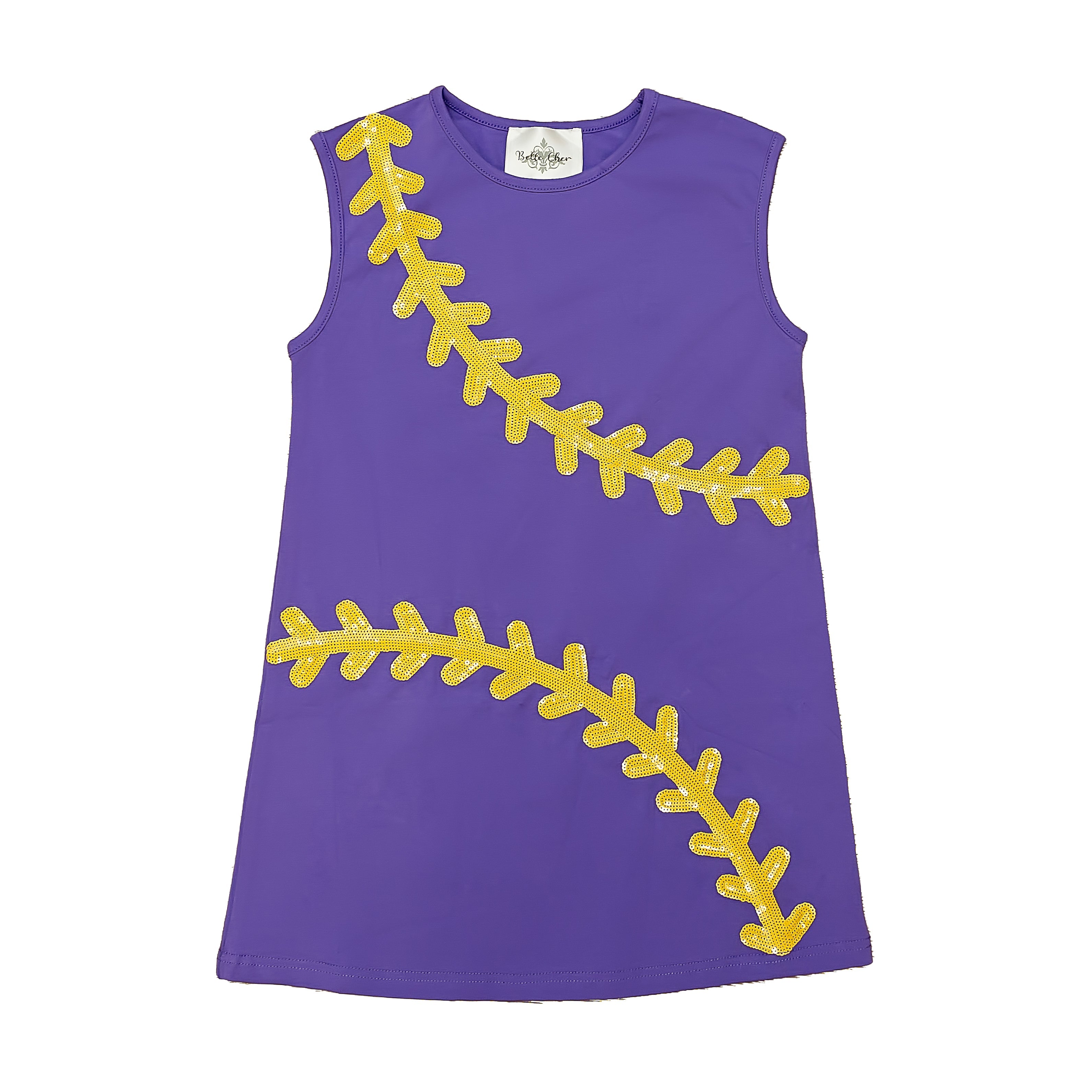 Baseball Purple Dress
