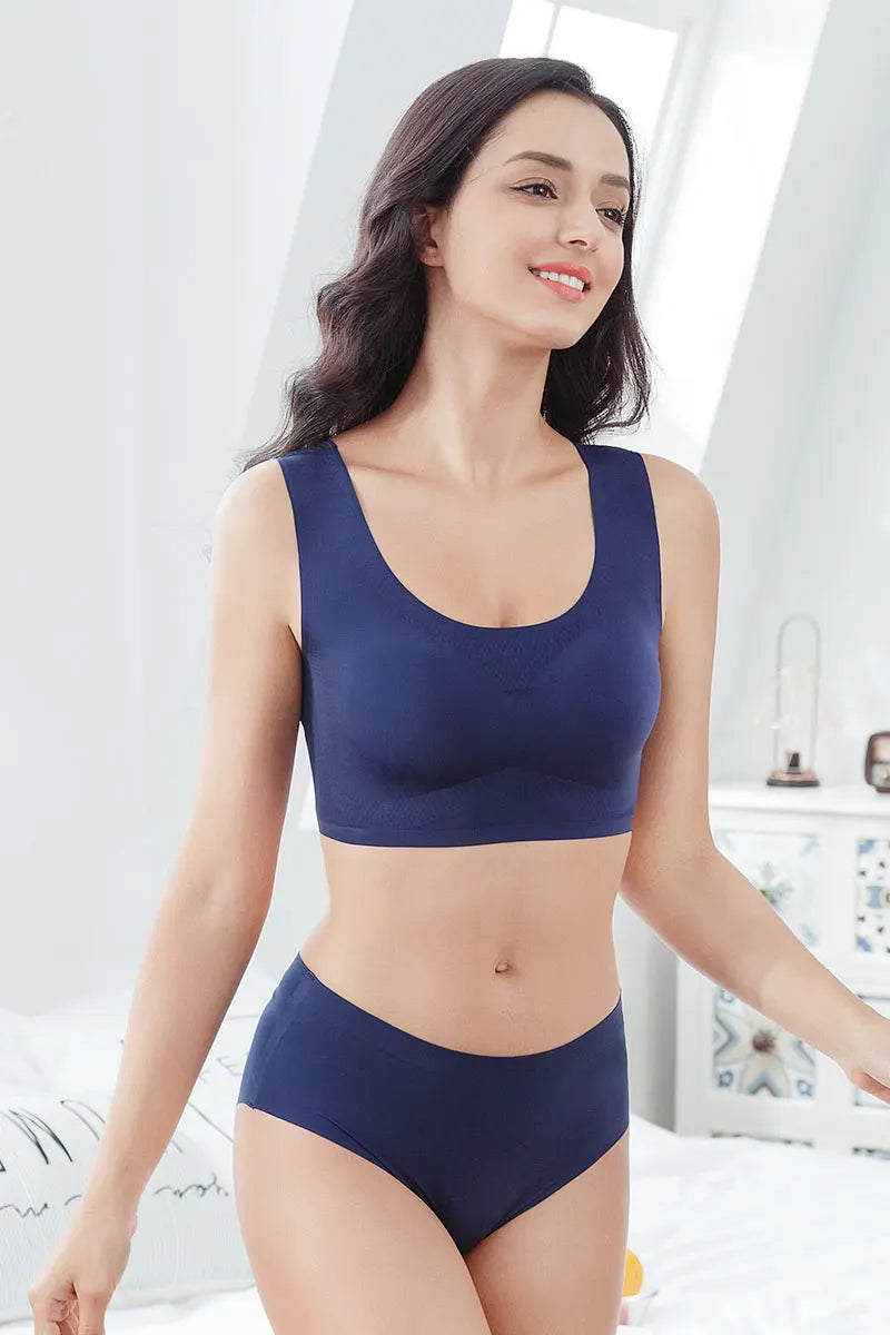 Women's Underwear Women Sexy Bra Large Big Size 5XL 7XL 95D 52D Intimate Sexy Woman Hot Bra Soft Comfortable Sleep Active Bras