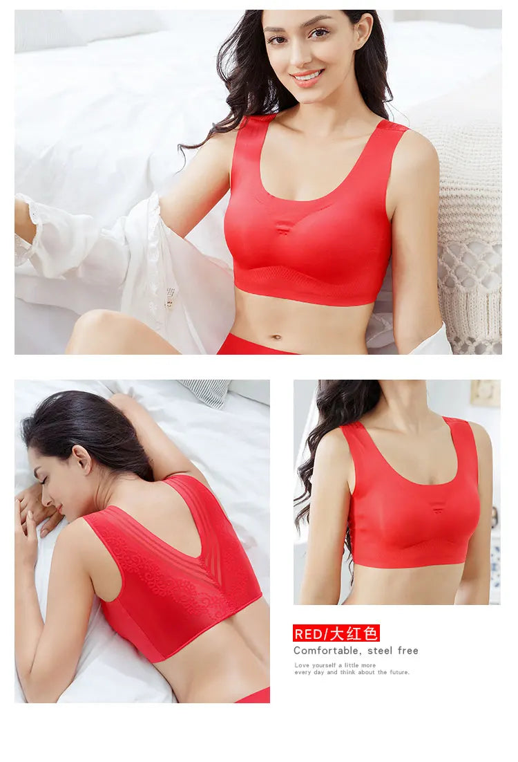 Women's Underwear Women Sexy Bra Large Big Size 5XL 7XL 95D 52D Intimate Sexy Woman Hot Bra Soft Comfortable Sleep Active Bras
