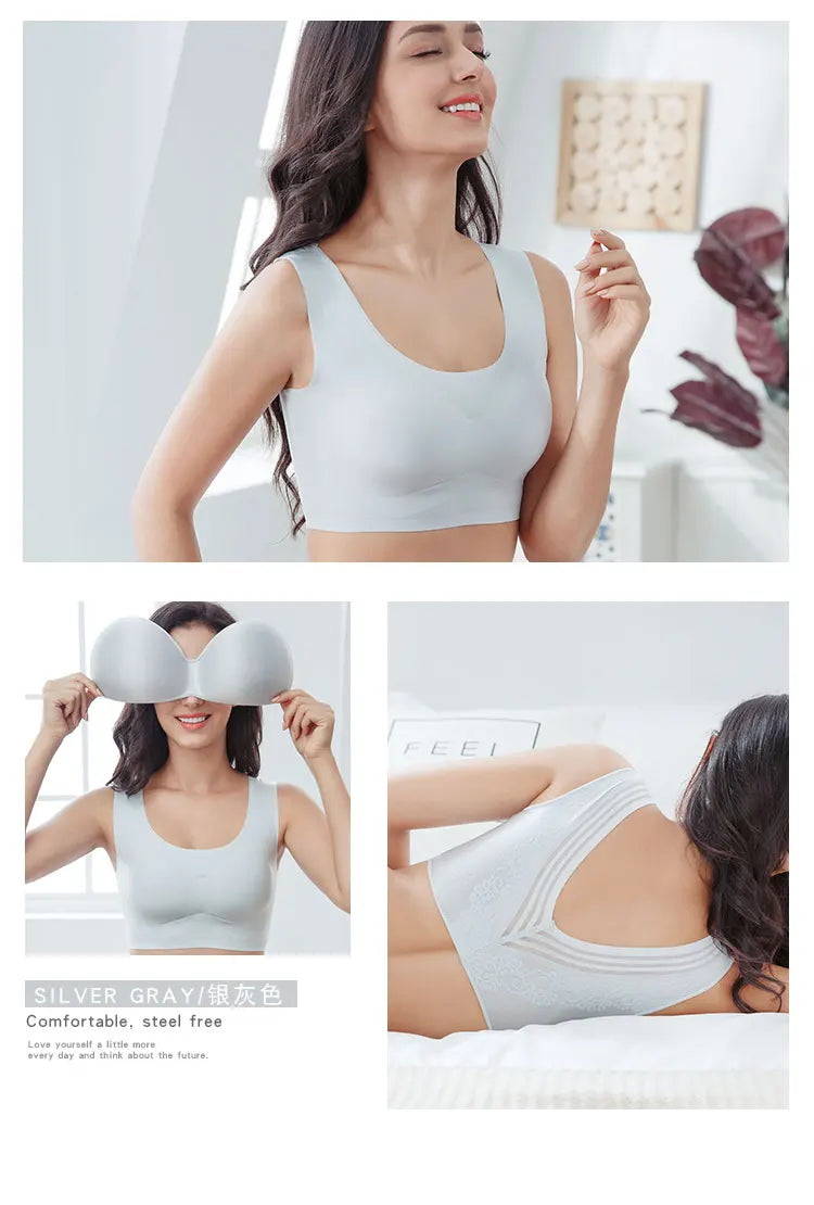 Women's Underwear Women Sexy Bra Large Big Size 5XL 7XL 95D 52D Intimate Sexy Woman Hot Bra Soft Comfortable Sleep Active Bras