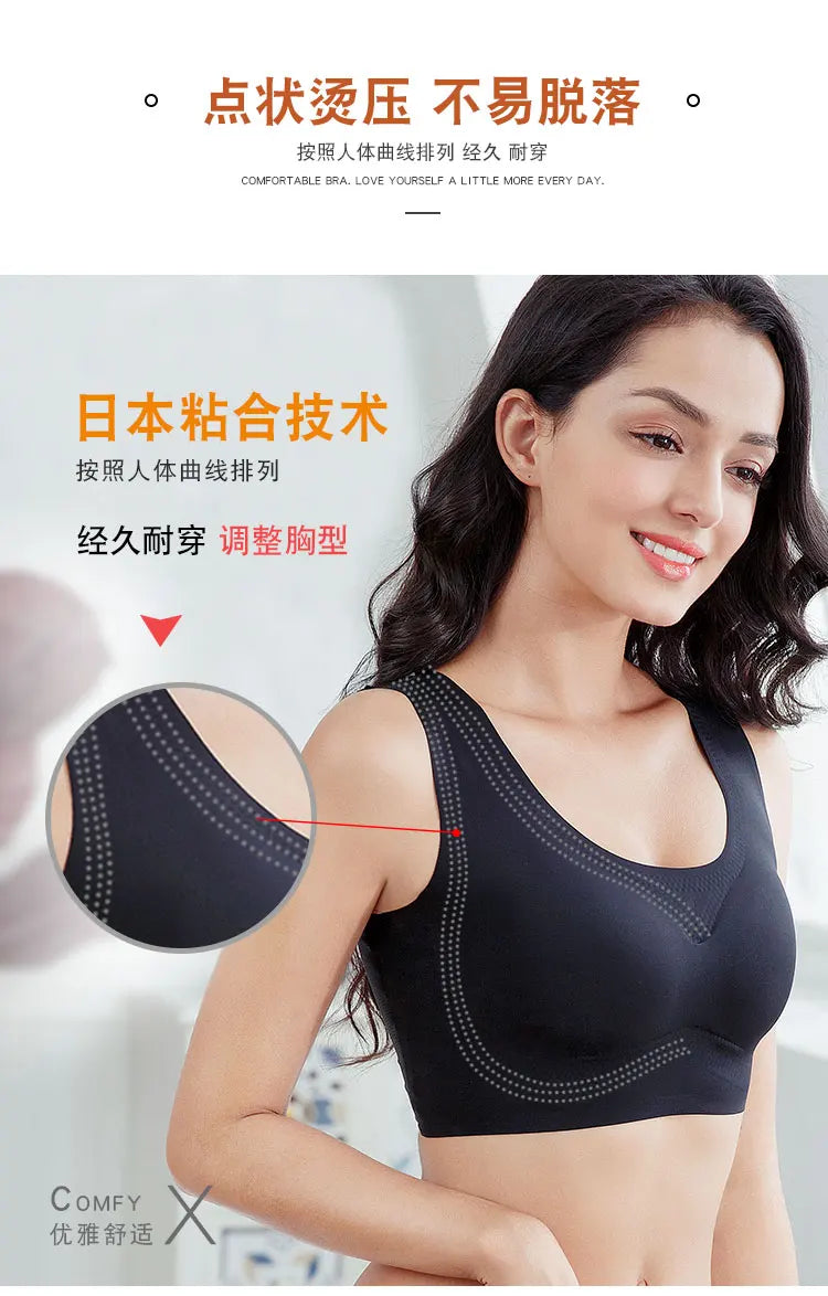 Women's Underwear Women Sexy Bra Large Big Size 5XL 7XL 95D 52D Intimate Sexy Woman Hot Bra Soft Comfortable Sleep Active Bras