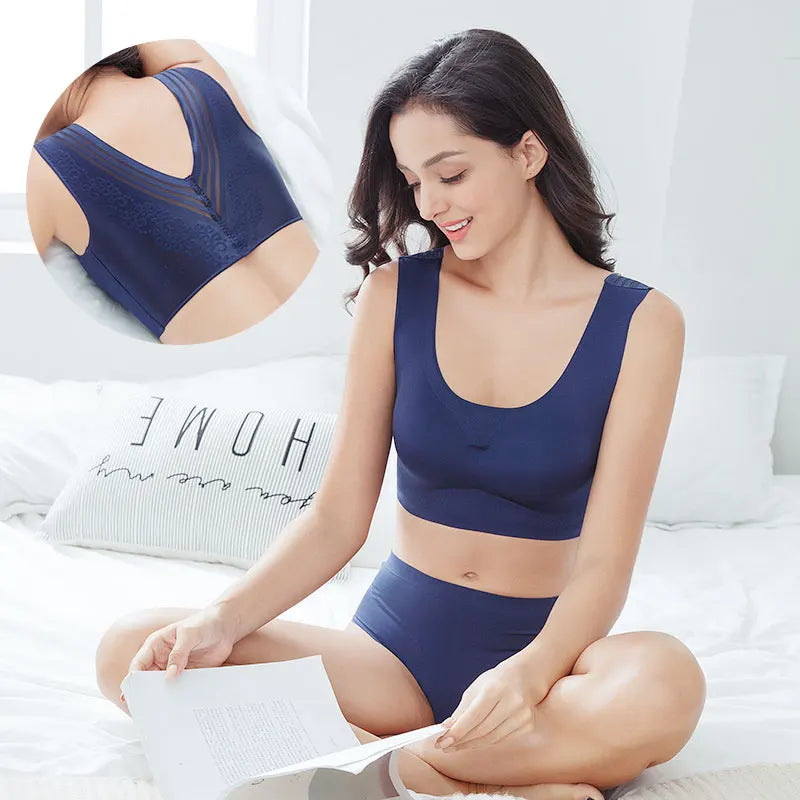 Women's Underwear Women Sexy Bra Large Big Size 5XL 7XL 95D 52D Intimate Sexy Woman Hot Bra Soft Comfortable Sleep Active Bras