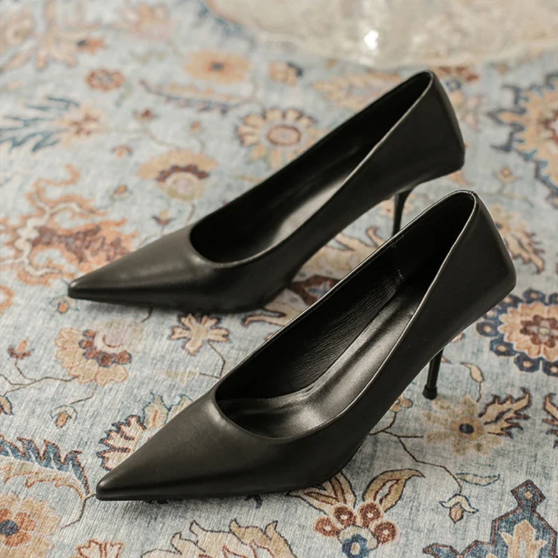 Eiyken Sexy Green Thin High Heels Pumps Women Pointed Toe Slip On Shoes Elegant Prom Wedding Stripper Ladies Sandals