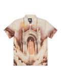 Rebel Minds Paradise Tapestry Button-Up - Khaki
