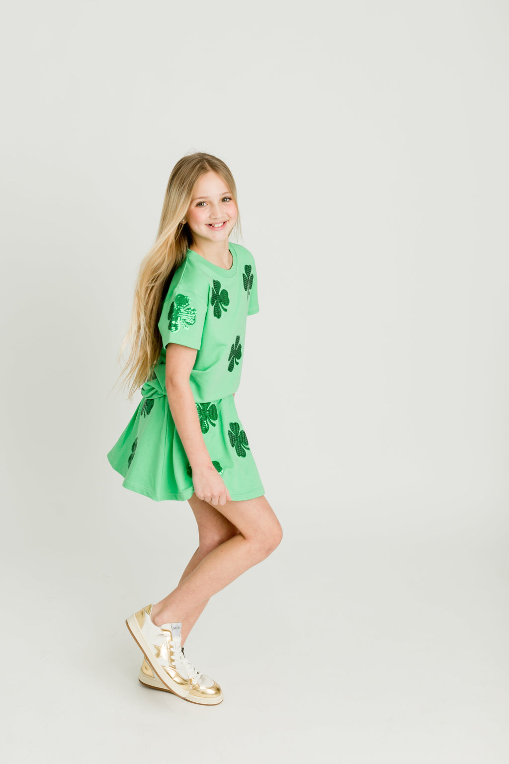 Green Clover Skort