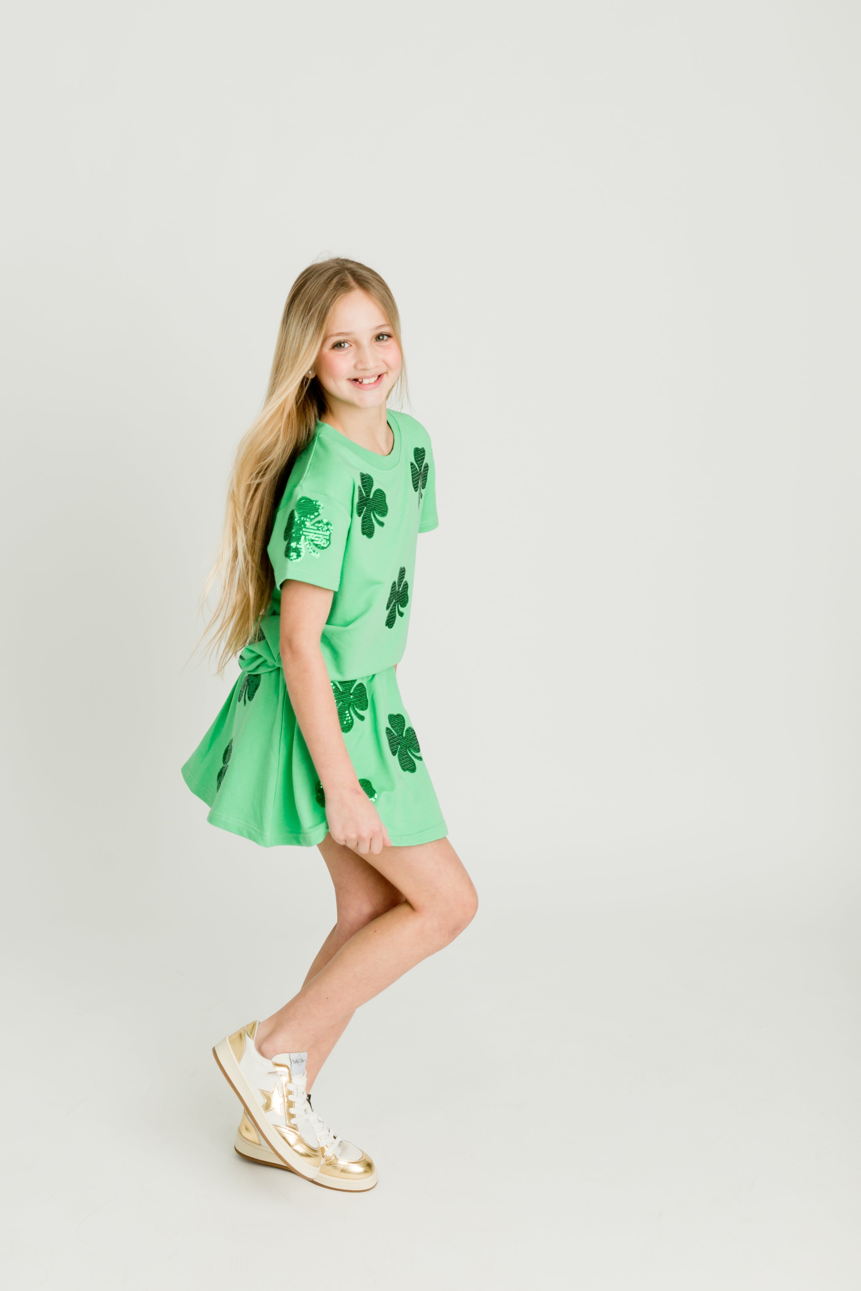 Green Clover Skort
