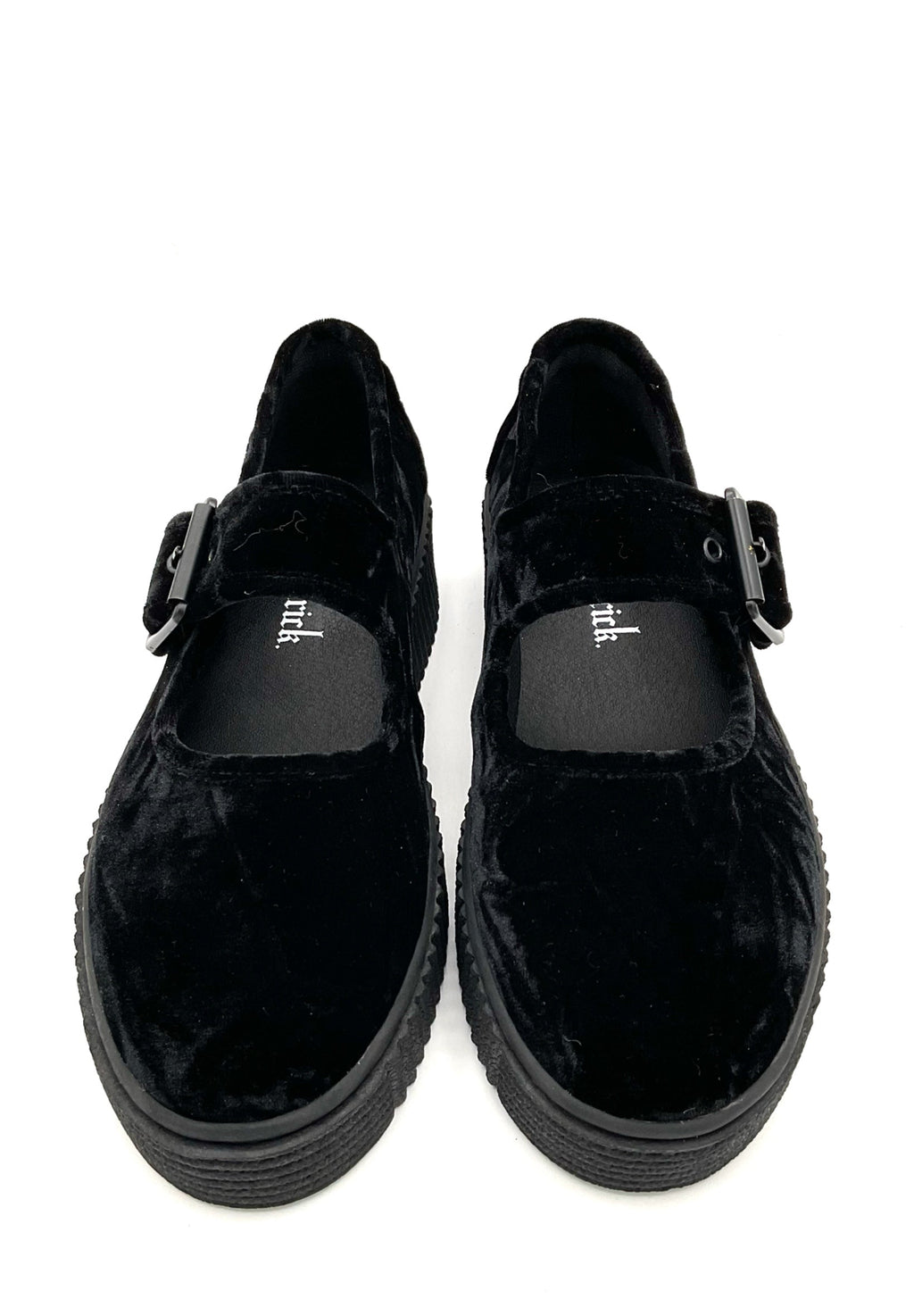 Velvet Crush Maryjane Sneaker - Black