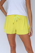 Yellow Butterfly Shorts