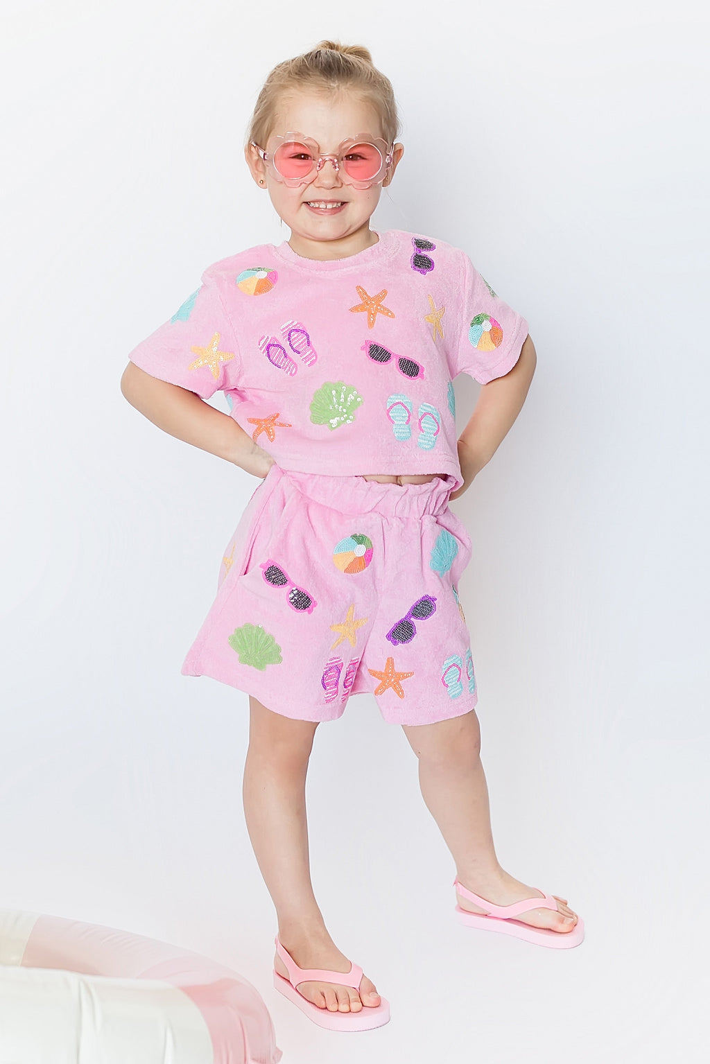 Light Pink Beach Terry Cloth Bottom