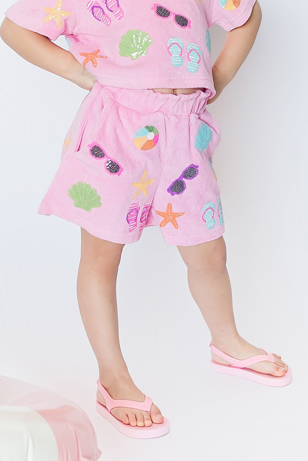 Light Pink Beach Terry Cloth Bottom