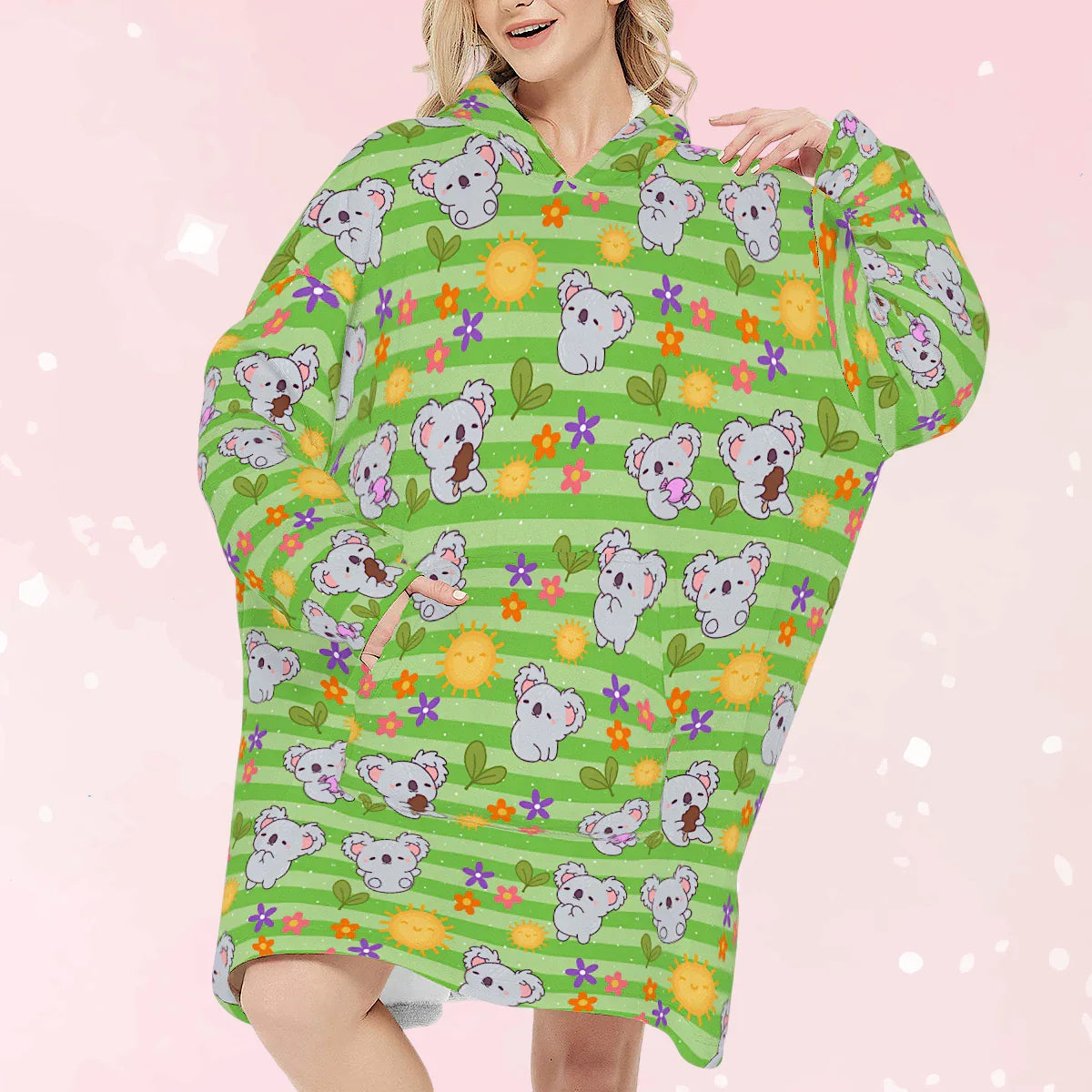Kozy Koala Stripes Sleepy Cocoon