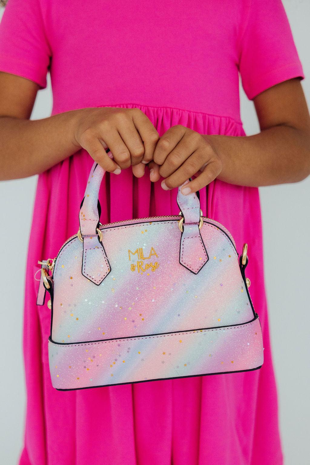 Princess Glitter Girl's Crossbody Purse
