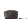 Myra Drifter Leather Shaving Kit for Men in dark brown