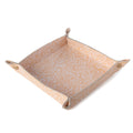Myra Copperwind Leather Tray in Cream & Peach Floral