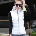 2026 New Winter Underwaist Coat Long Hooded Quilted Puffer Vest Female Warm Thicken Outwear Womens Jacket Sleeveless Waistcoat