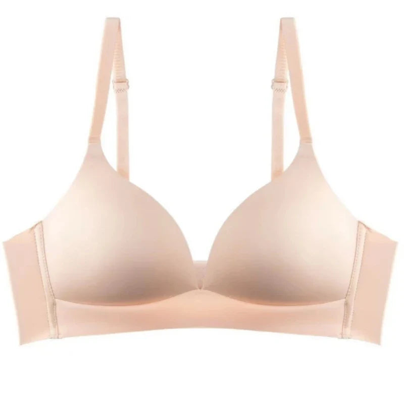 Japanese Style Seamless Push-Up Bra Comfort Wireless Underwear Women's Deep V Neck Bralette 3/4 Cup Daily Comfort Lingerie