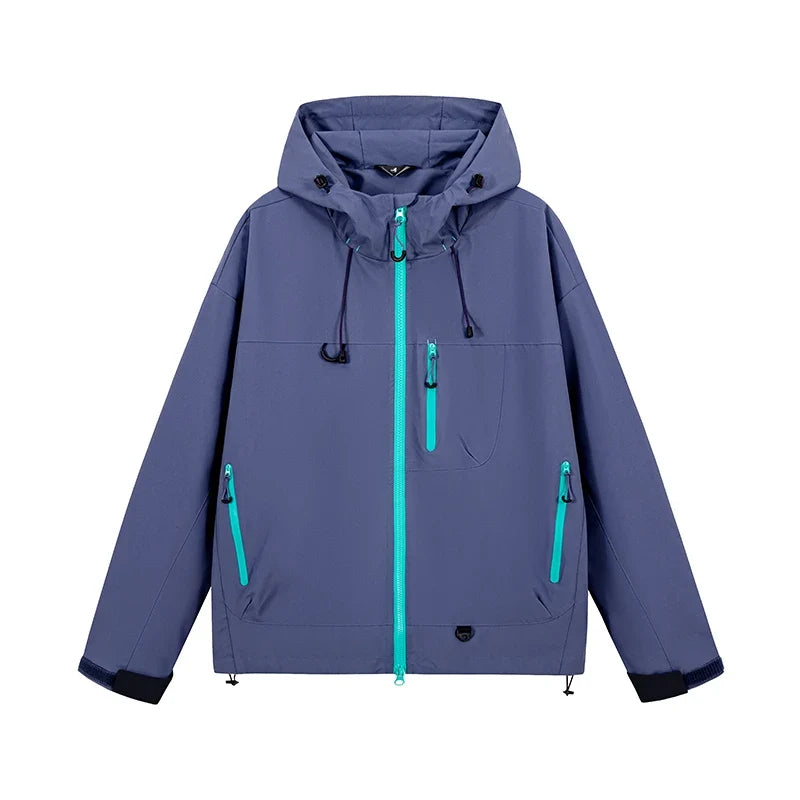 Unisex Hiking Jacket Waterproof Autumn Windbreaker Ourdoor Hooded Coats Women New Jacket Men Fishing Camping Climbing Coats