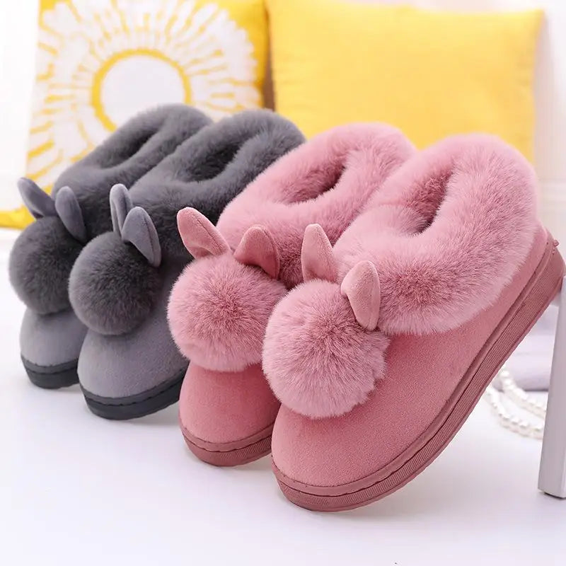 Fluffy Women's Slippers Flats Luxury Designer Woman Shoes Casual Ankle Boots Female Winter Indoor Elegant Fuzzy Fur Slides Soft