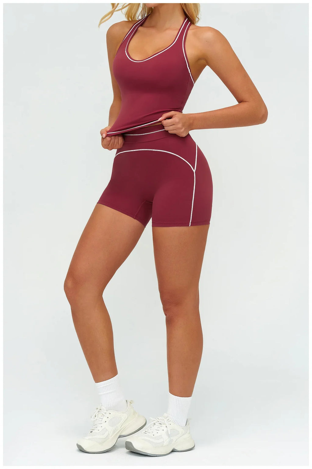 Woman Yoga Tank Top Gym Clothes Removable Chest Pad Fitness Bra Workout Halter Top Activewear Sexy Pilates Sports Vest Underwear