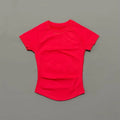 HISTELLO Sports Short Sleeve Top Women Gym Yoga Top Workout Clothes Sports T Shirt Fitness Activewear Running Tight Tops