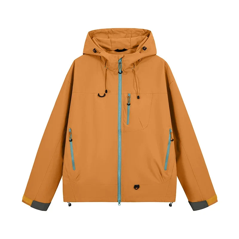 Autumn Sports Jacket Waterproof Windproof Jacket Men Women Outdoor Sports Hiking Running Mountaineering Hooded Casual Sport Coat