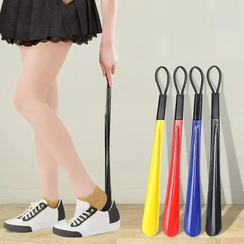 1pc Extra Long Flexible Plastic Shoe Horns Not Require Bending Durable Shoe Spoons For Pregnant Women Wearing Shoe Assistants