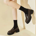2026 Spring and Autumn Fashion New Style Casual Comfortable Versatile Women's Le Fu Shoes Retro Shallow Mouth Single Shoes