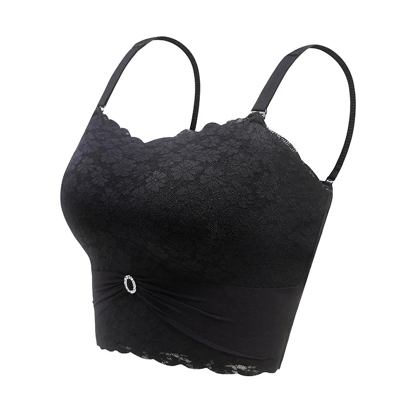 Seamless Solid Without Straps Bralette Lingerie Plus Size 5XL Women Sexy Strapless Bra Invisible Bra Push Up Bra M-5XL Underwear