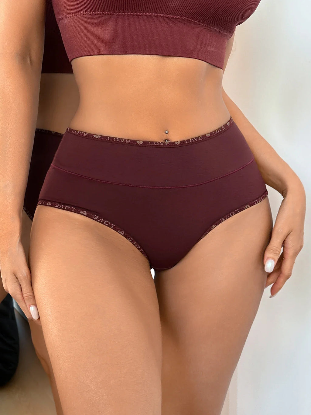 S-XXL Seamless Women Panties Daily High Waisted Soft Underwear Female Solid Color Briefs Ladies Intimate Wear