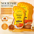 5 Pairs SADOER Honey Milk Nourishing Exfoliating Foot Mask Improves Rough Skin Smooths And Delicately Tenders Feet Skin Care