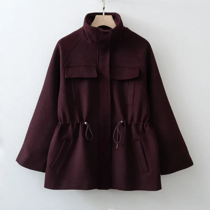 Women Fashion Woolen Jacket