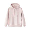 Semir Hoodie Women Fleece Lined Thermal Antibacterial Loose Fit Solid Color 2025 New Winter Casual Pullover