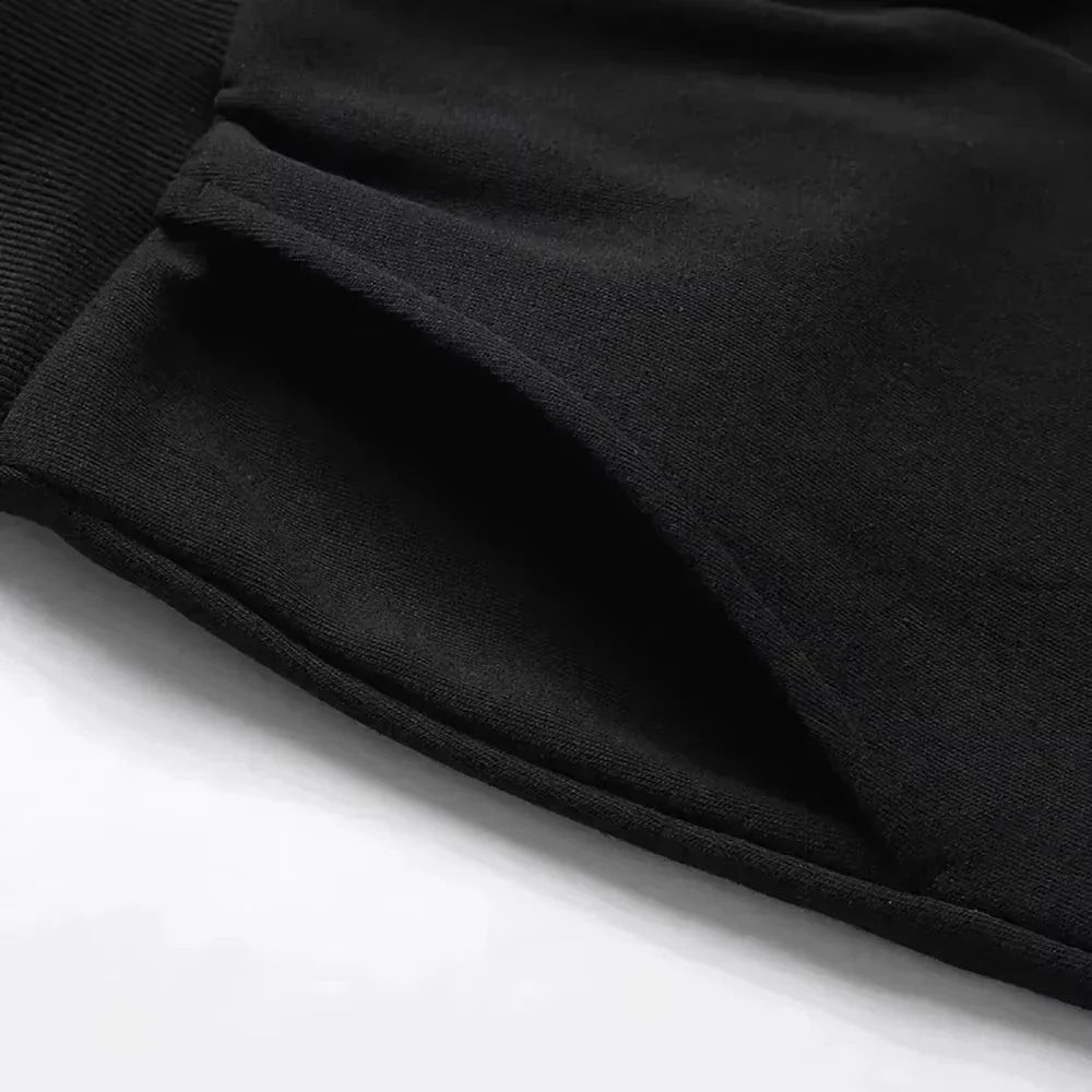 Goku Print New Streetwear 2025 Mens High Waist Cotton Pants Wide Leg Trousers Loose Fit Casual Breathable Sweatpants