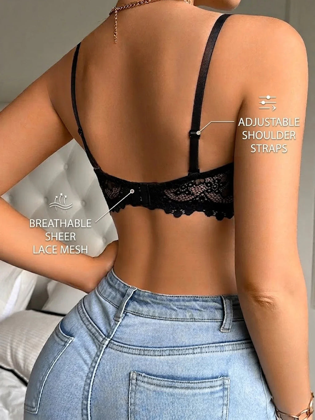 Women Floral Lace Bra Sexy Underwire Underwear Ladies Push Up Bras Female Comfortable Bra Half Cup Lace Lingerie
