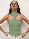 Summer Fashion Sexy Tank Top Pullover For Women Slim Off-Shoulder Patchwork Strapless Y2k Vest Top Female Party Cropped Top 2025