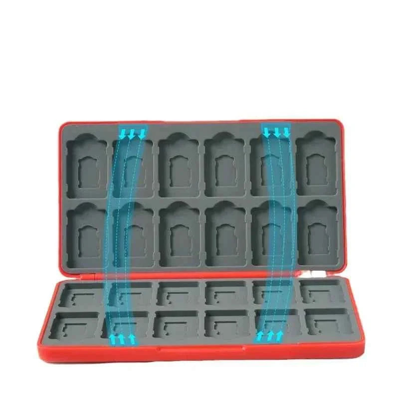 2026 Pokemon Pikachu Ns Switch Oled Game Card Storage Box Protective 24 in 1 Game Cards Holder Case for Nintendo Switch Lite New