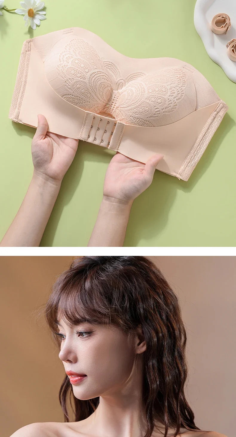 Front Closure Posture Corrector Bras Beauty Back Tops Butterfly Sports Vest strapless Bralette Humpback Correct Tops M-6XL Size