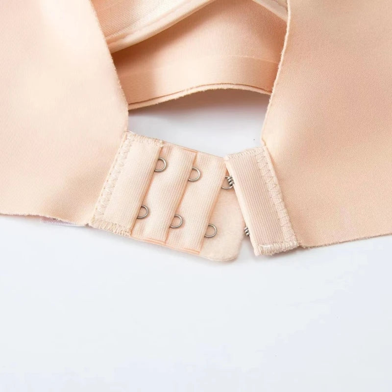 Japanese Style Seamless Push-Up Bra Comfort Wireless Underwear Women's Deep V Neck Bralette 3/4 Cup Daily Comfort Lingerie